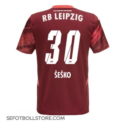 RB Leipzig Benjamin Sesko #30 Replika Bortatröja 2024-25 Kortärmad RB Leipzig Benjamin Sesko #30 Replika Bortatröja 2024-25 Kortärmad